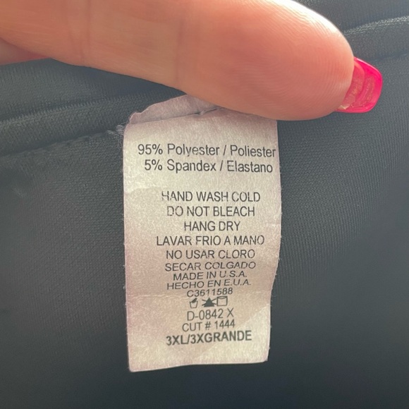 Plus Size Maternity Scuba Evening Gown - Picture 3 of 5